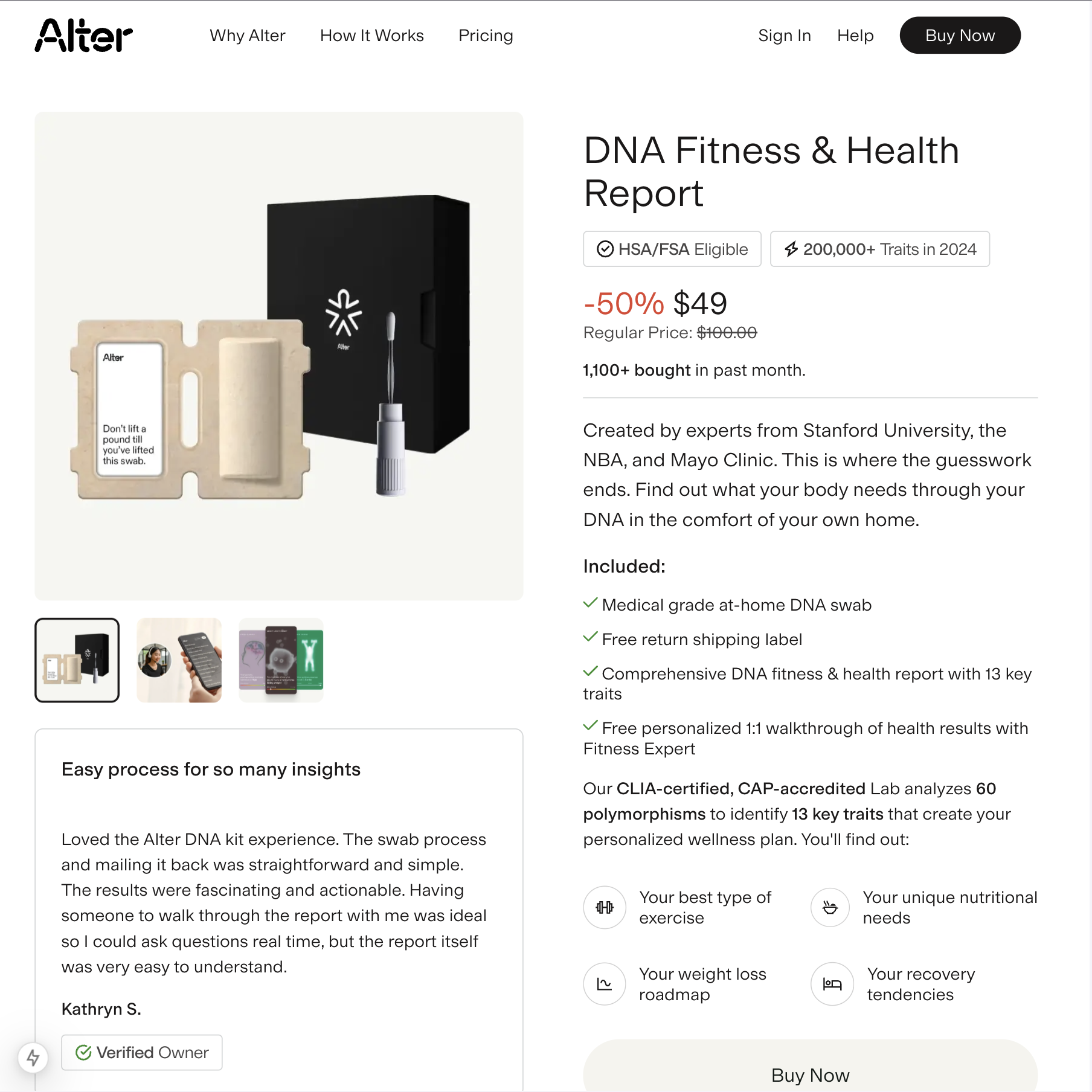 Product Landing Page