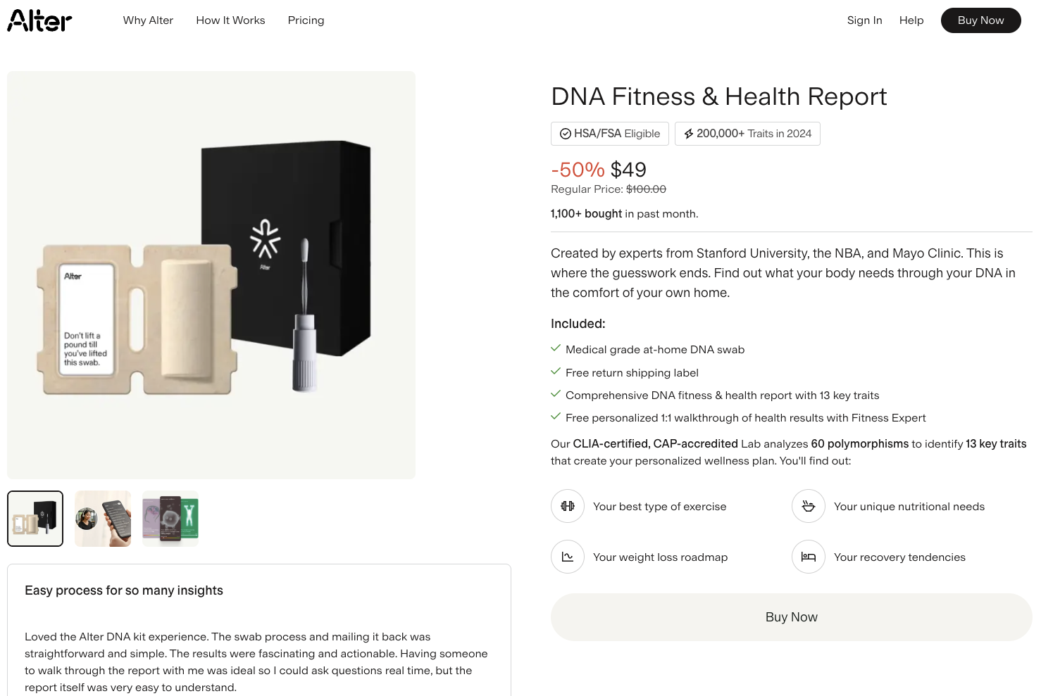 Product Landing Page